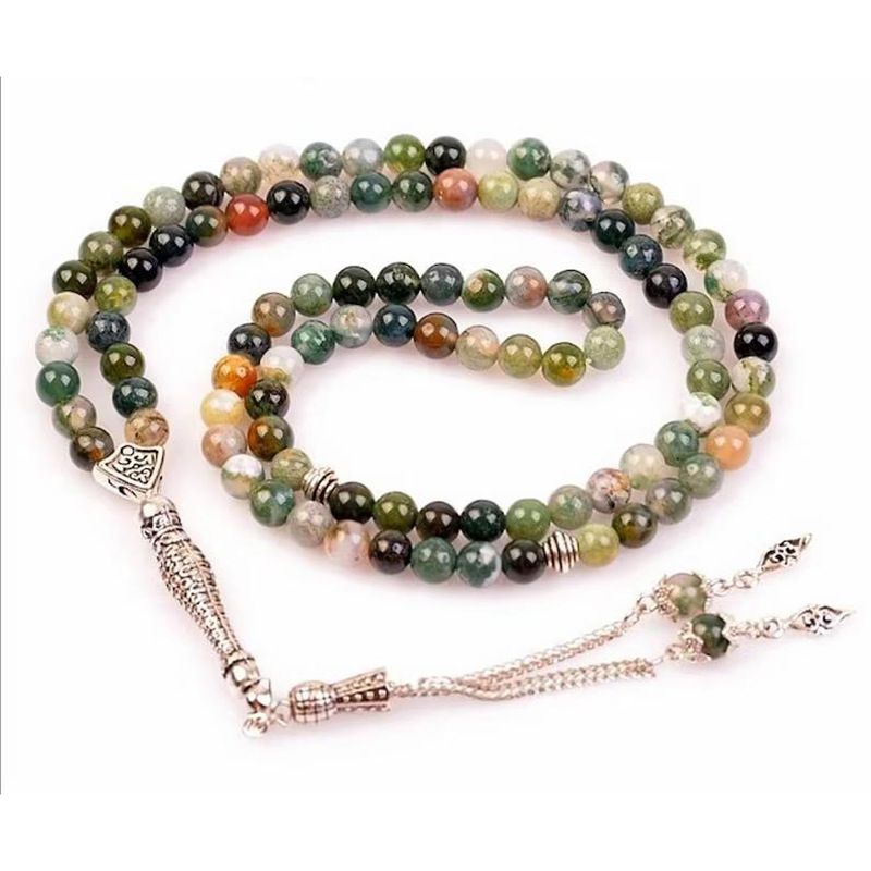 99 Beads 6mm 8cm 10cm Indian Agate Muslim Prayer Beads Tasbihai_ipsvogv.com