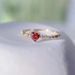 Longrui new fashion love ruby style ring ring heart-shaped diamond zircon ring_ipsvogv.com