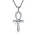 Hip hop Eye of Horus Ankh Cross Necklace All match Niche Personality Sweater Chain Clothing Model Accessories_ipsvogv.com