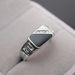 Jewelry Creative Triangle Drip Oil Men's Ring_ipsvogv.com