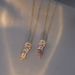 Necklace Women's New Gold Branches, Jade Leaves, Fashionable and Simple Temperament, Super Immortal Inlaid with Zirconia, Exquisite and Colorless_ipsvogv.com