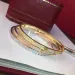 Jewelry Womens Bracelet Gold Torque Bangle Double Row Dia Width Hidden Inlay Process High Fade Resistant Bracelets_ipsvogv.com