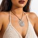 Striped Spiral Wax Thread Necklace Female Retro Personality Creative Niche Design Collarbone Chain Tide Jewelry_ipsvogv.com