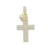 New Cross Crown Pendant Fashion Trend Women's Necklace Accessories_ipsvogv.com