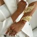 Liquid Metal Smart Leaf Winding Bracelet, Design Sense Ins Wind Leaf Opening Spring Bracelet_ipsvogv.com