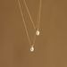 New Stainless Pearl For Women's Fashion Versatile Titanium Steel Light Luxury Necklace_ipsvogv.com