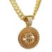 Alloy Jewelry Fashion US Dollar Letter Pendant Single Pendant Trendy Brand Personality Full Diamond Necklace_ipsvogv.com