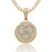 Pendants & Charms New Product Joint Small Cake Pendant Hip Hop Micro Inlaid Zircon Personality Rap Pendant Trendy Brand Accessories_ipsvogv.com