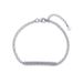 S Pure Silver Korean Style Smiling Cuban High-end Elegant D Color 90 Single Diamond 3mm 10 Points Moissanite Bracelet_ipsvogv.com