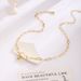 Women's Jewelry Gold Paper Clip Necklace Heart Shaped Design Niche Love Zircon Necklace Simple High End Jewelry_ipsvogv.com