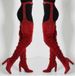 Women's Shoes style solid color suede fashion pointed toe personality thick heel over the knee and waist sexy boots women's fashion boots_ipsvogv.com