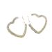 Women’s Jewelry Set Fashion Jewelry Full Diamond AB Color Geometric Heart Earrings Personality Publicity Silver Women's Earrings Earrings_ipsvogv.com