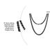Men's Jewelry 8MM/4MM Byzantine Men's Domineering Thick Chain Titanium Steel Necklace Chain Chain Jewelry_ipsvogv.com