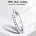 Same style full sky star fashion niche high-end sense set Mosang diamond s pure silver versatile ring_ipsvogv.com