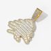 Fashionable Alloy Block Rock Sugar Diamond Creative Christmas Tree Pendant, Hip-hop Men's Niche Atmosphere Jewelry_ipsvogv.com