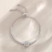 Women's Jewelry S925 Sterling Silver Moissanite Bracelet Starry Sky Square Bag One Carat Moissanite Pull Out Bracelet_ipsvogv.com