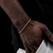 Cuban Hip-Hop Trendy Titanium Steel Thin Niche Men's Non-Fading Braided Chain Bracelet_ipsvogv.com