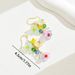 Small fresh countryside style flower ear, versatile and niche, hand woven colorful bell orchid design, high-end_ipsvogv.com