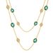 Women's Jewelry Beaded Edge Full Diamond Claw Inlaid Faceted Artificial Crystal Necklace Creative Design Fashion Long Sweater Chain Exquisite Necklace_ipsvogv.com