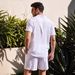 Men's Clothing Linen Short Sleeve Shirt Set Linen Summer Loose Casual Cotton Linen Cardigan Shirt Shorts_ipsvogv.com