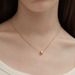 Perfect/simple Circle Small Waist Pass Through Necklace Female Silver Plated Niche Stacking Clavicle_ipsvogv.com