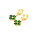 2023 New Emerald Necklace Jewelry Set Love Clavicle Chain Women's Fashion Stainless Steel Pendant_ipsvogv.com