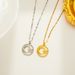 Cross-border new accessories moon star pendant geometric round necklace ins female clavicle necklace necklace_ipsvogv.com