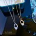 Body 【 Full Titanium Steel 】 Water Drop Zircon Minimalist Gold Necklace In The Wind Furnace, Female Ins Mesh Red 【 】 Furnace,_ipsvogv.com