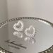 Women's earrings silver love earrings for women, versatile niche design earrings, simple light luxury style earrings_ipsvogv.com