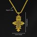 Ethiopian Cross Jewelry Pendant Gold Eritrean Traditional Wedding_ipsvogv.com