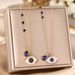 Devil Titanium Steel Necklace Female Personality Blue Eyes Temperament Light Luxury Clavicle Chain Jewelry Does Not Fade_ipsvogv.com