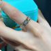 Tijia High Edition Cross Colored Split Thick Gold Plated Diamond Ring Handicraft For Men And Women_ipsvogv.com