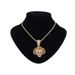 Unisex Popular Hip Hop Full Diamond Clown Necklace Pendant Punk Style Men's Pendant Light Luxury Women's Accessories_ipsvogv.com
