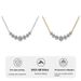 Seven Princess Mosang Stone Necklace W, Pure Silver, Luxury, Small and Popular Design, High Sense Collar Chain for_ipsvogv.com