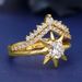 Zircon Women's Hexagram Star Design Sense Index Finger Fashion Avant Garde New Style Of Ring_ipsvogv.com