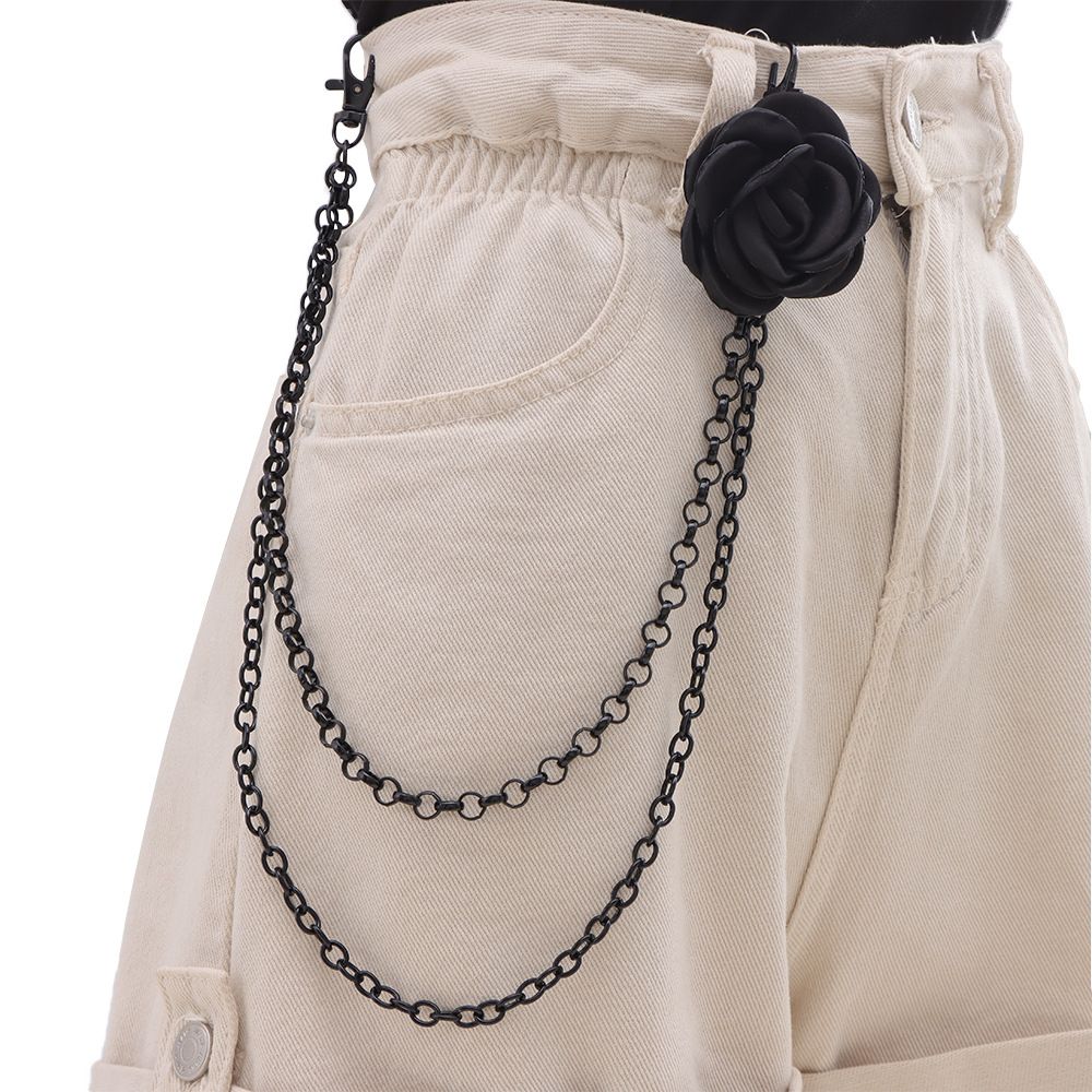 New Niche Camellia Waist Women's High-end Dress, Jeans Accessories, Simple And Versatile Pants Chain_ipsvogv.com