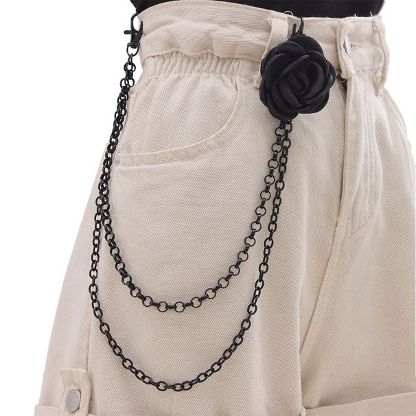 New Niche Camellia Waist Women's High-end Dress, Jeans Accessories, Simple And Versatile Pants Chain_ipsvogv.com