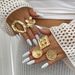 Ins Style Liquid Metal Geometric Hollow Fashion Irregular Pleated Flower Ring_ipsvogv.com