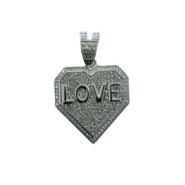 New Hot Selling Full Diamond Love Alloy Pendant, Personalized Trendy Gift, Unisex Necklace_ipsvogv.com