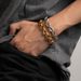 Punk Hip-Hop Gold-Plated Titanium Steel Men's Bracelet Ins Cold Style Simple Couple Jewelry Accessories_ipsvogv.com