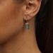 tarot stainless steel rectangular oil drop zircon earrings retro fashion gold pendant jewelry_ipsvogv.com