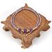 2cm Amethyst Sugar Cube Round Beads Amethyst Natural Stone Bracelet Necklace Set_ipsvogv.com
