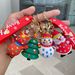 Christmas Keychain Christmas Tree Santa Claus Reindeer Snowman Soft Plastic Figurine Bag Pendant Small Gift_ipsvogv.com