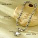 Exaggerated, Atmospheric, Personalized, Fashionable, Big Five Pointed Star, Heart-shaped Stainless Steel Necklace, New_ipsvogv.com