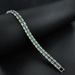 Light Luxury, Fashionable, Minimalist Design, Niche Diamond Arrangement, Emerald Green Chain Bracelet, Women's Trendy_ipsvogv.com