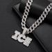 American Hip-hop Street Necklace Full Of Diamonds, Personalized Rap, Purple Word Ice Mother Pendant Jewelry, Cuban Chain_ipsvogv.com