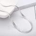 Hot Selling 5MM Full Side Necklace Personality Simple Silver plated Necklace 20 Inch Chain_ipsvogv.com