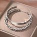 Stainless Steel Emperor Chain Dominant Dragon Bone Personality Hip Hop Silver Bracelet Men's Niche High-end_ipsvogv.com
