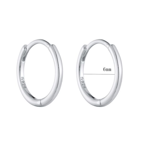 Women's Jewelry 925 Sterling Silver Ear Clip Earrings High End Earrings Fashion Personality Real Gold Electroplated Smooth Earrings_ipsvogv.com