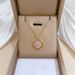 Lucky 【 】 Grass Light Luxury Charm Gorgeous Full Diamond Necklace Women's Versatile Clavicle Titanium Steel Chain 【 】_ipsvogv.com